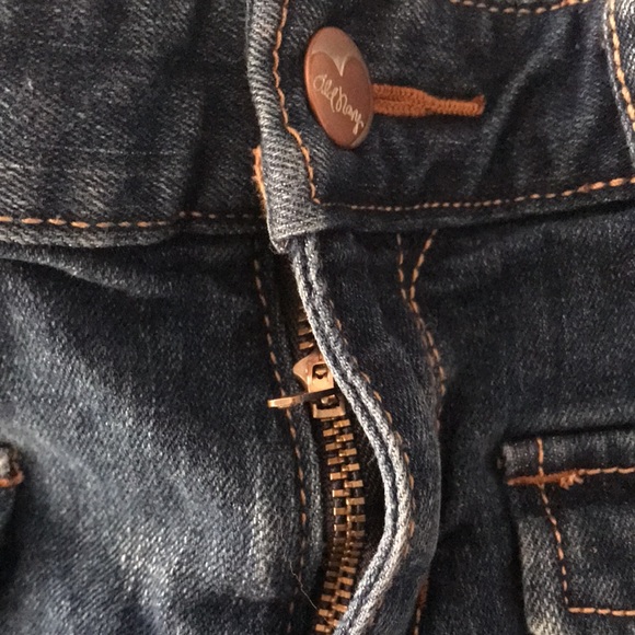 ✨Sold✨Old Navy Girls Dark Denim Shorts With Pockets Size 14 Adjustable Waist - Picture 8 of 14